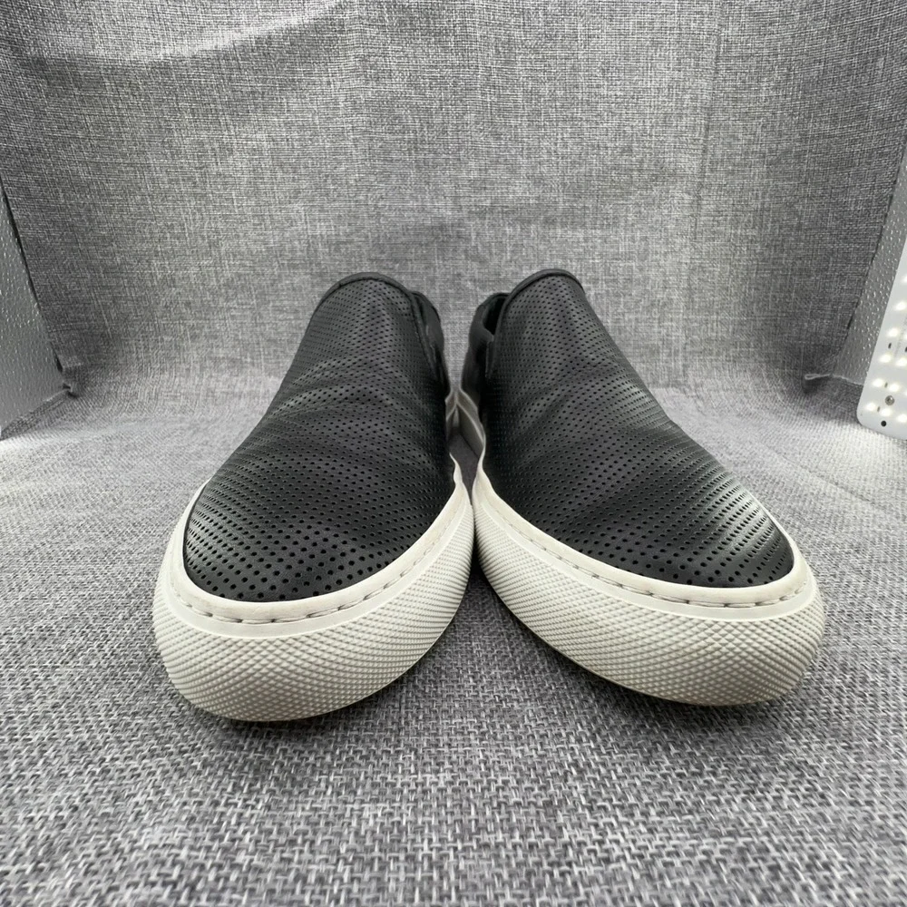Common Projects Perforated Slip-On Sneakers Size EU 41 READ DESC Black Leather
